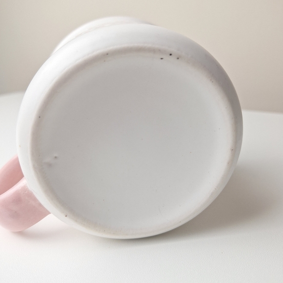 She Believed She Could So She Did Womens Coffee Mug Pink Speckled Embossed Heavy - Picture 6 of 7